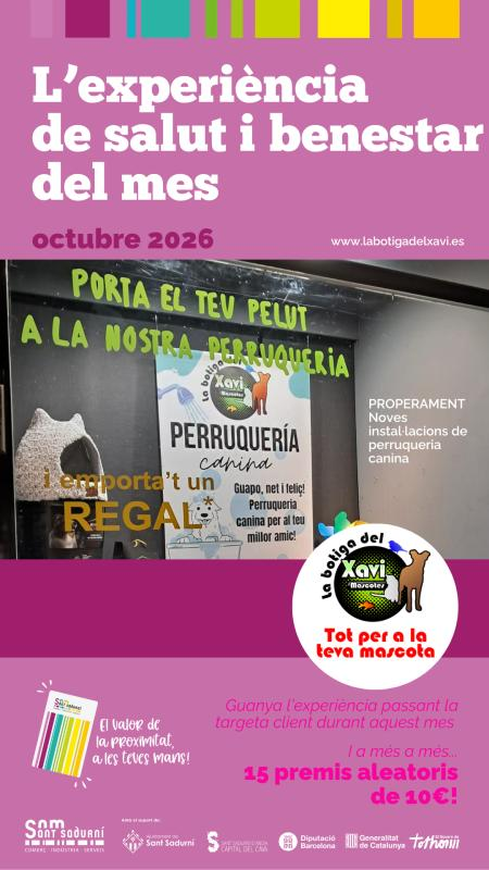 EXPERIÈNCIA SALUT I BENESTAR OCTUBRE'26