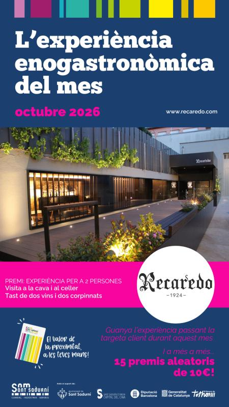 EXPERIÈNCIA ENOGASTRONÒMICA OCTUBRE'26