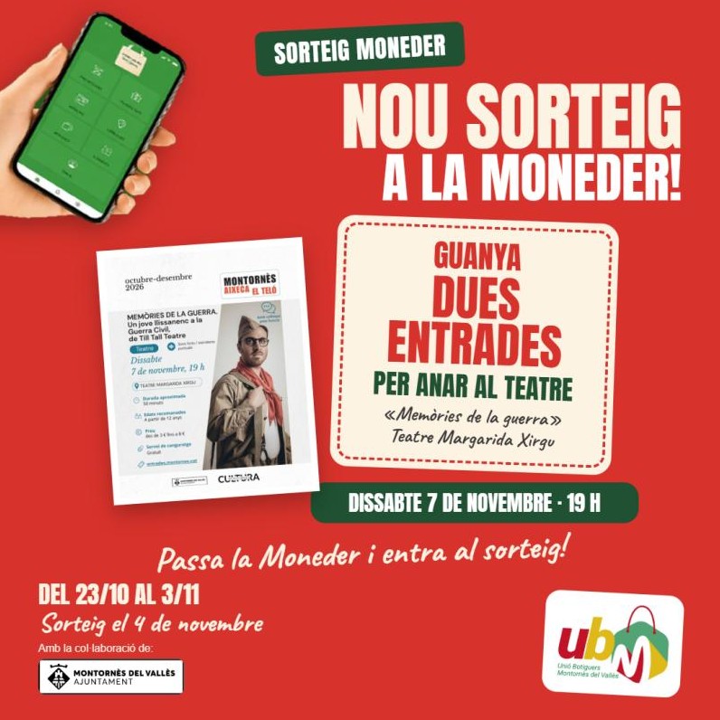 Sortegem dues entrades de teatre!