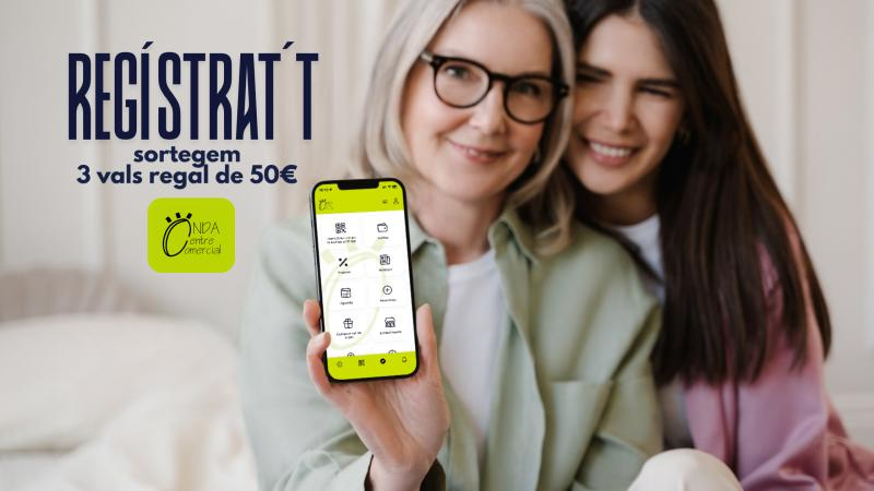 REGISTRA'T! Sortegem 3 vals regal de 50€
