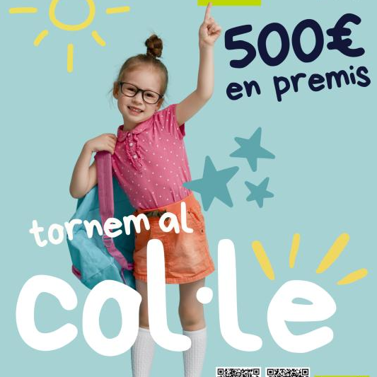 Tornem al col·le amb 500€ en premis gràcies al comerç local!